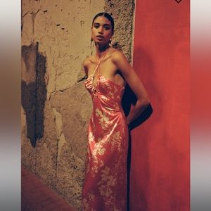 Reformation Antoni Silk Dress